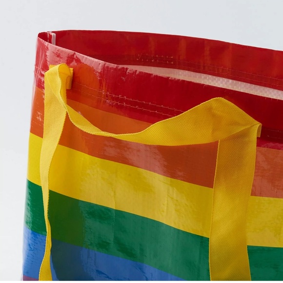 TWO IKEA reusable bags 🌈Limited edition🌈 Pride rainbow bag set - Picture 4 of 4